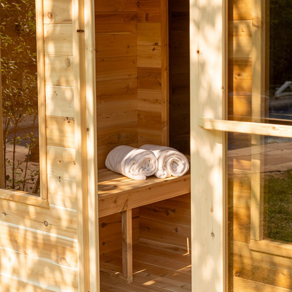 CT Georgian Cabin Sauna with Changeroom