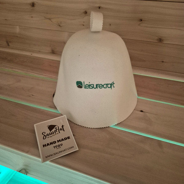 Leisurecraft Sauna Hat White