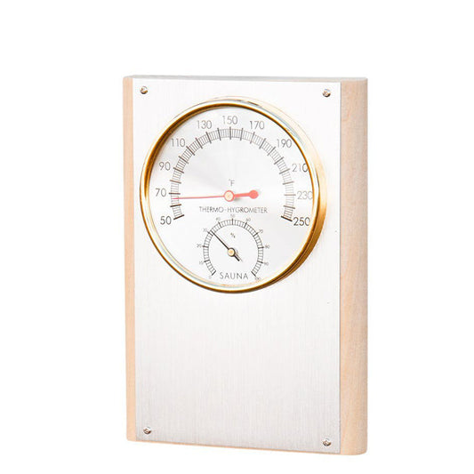 Wooden 1 Dial Thermometer-Hygrometer